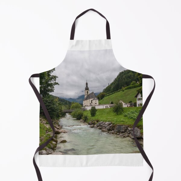 Item preview, The Church of St. Sebastian in Ramsau - Berchtesgaden - Berchtesgaden Alps 2 designed and sold by xP42.