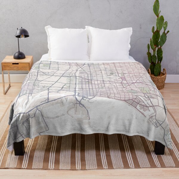 Item preview, Long Beach Map, Long Beach California USA City designed and sold by TheRedFinch.