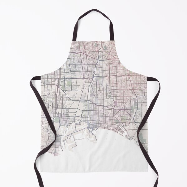 Item preview, Long Beach Map, Long Beach California USA City designed and sold by TheRedFinch.