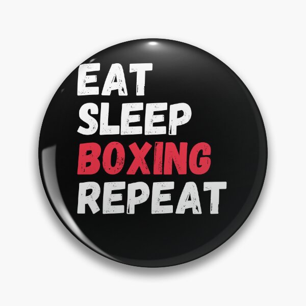 Artikelvorschau, Eat Sleep Boxing Repeat Boxer Sports Gift entworfen und verkauft von Mindcaptain.