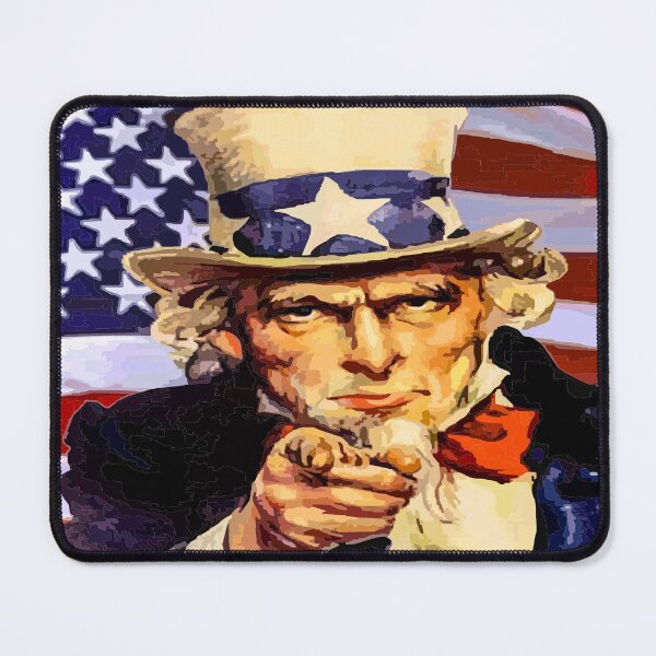 Item preview, fwc 0518 uncle sam america flag	 designed and sold by fred chiea.