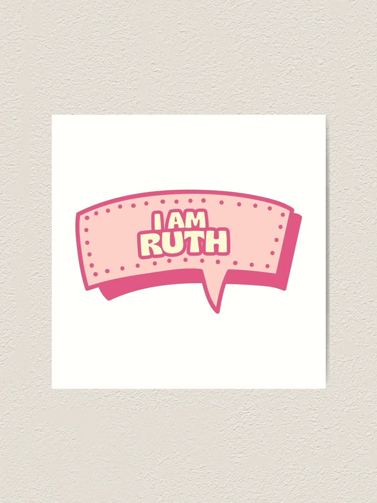 Thumbnail 1 of 3, Art Print, I am Ruth, Ruth Calligraphy, Gift for Ruth, Custom Gift Ruth, Personalized Gift Ruth, Ruth Gift, Birthday Gift designed and sold by NameArtStore.
