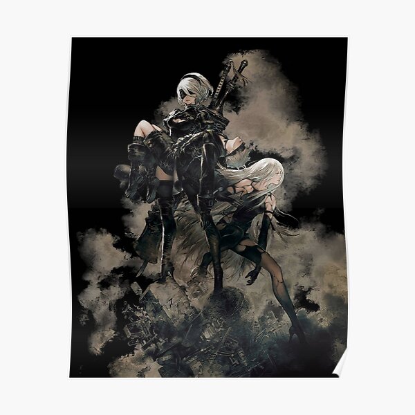 Nier: Automata Black Póster