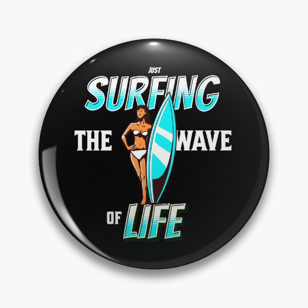 Item preview, Just Surfing The Wave of Life designed and sold by Surfing Designs.Life.