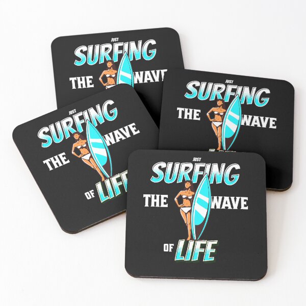 Item preview, Just Surfing The Wave of Life designed and sold by Surfing Designs.Life.