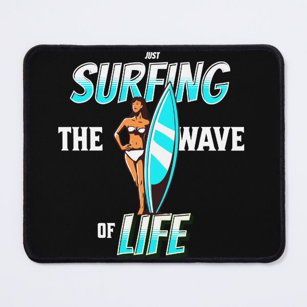 Item preview, Just Surfing The Wave of Life designed and sold by Surfing Designs.Life.