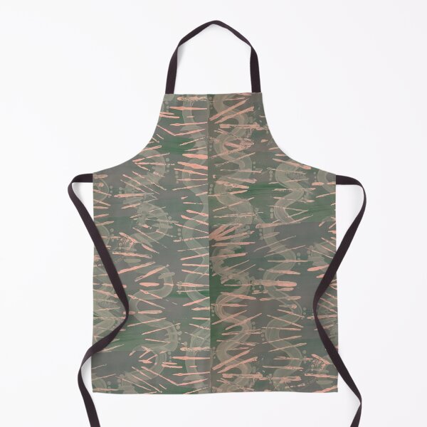 Item preview, New Dark Sage Green Pattern Painting  designed and sold by bipolarvirgoart.