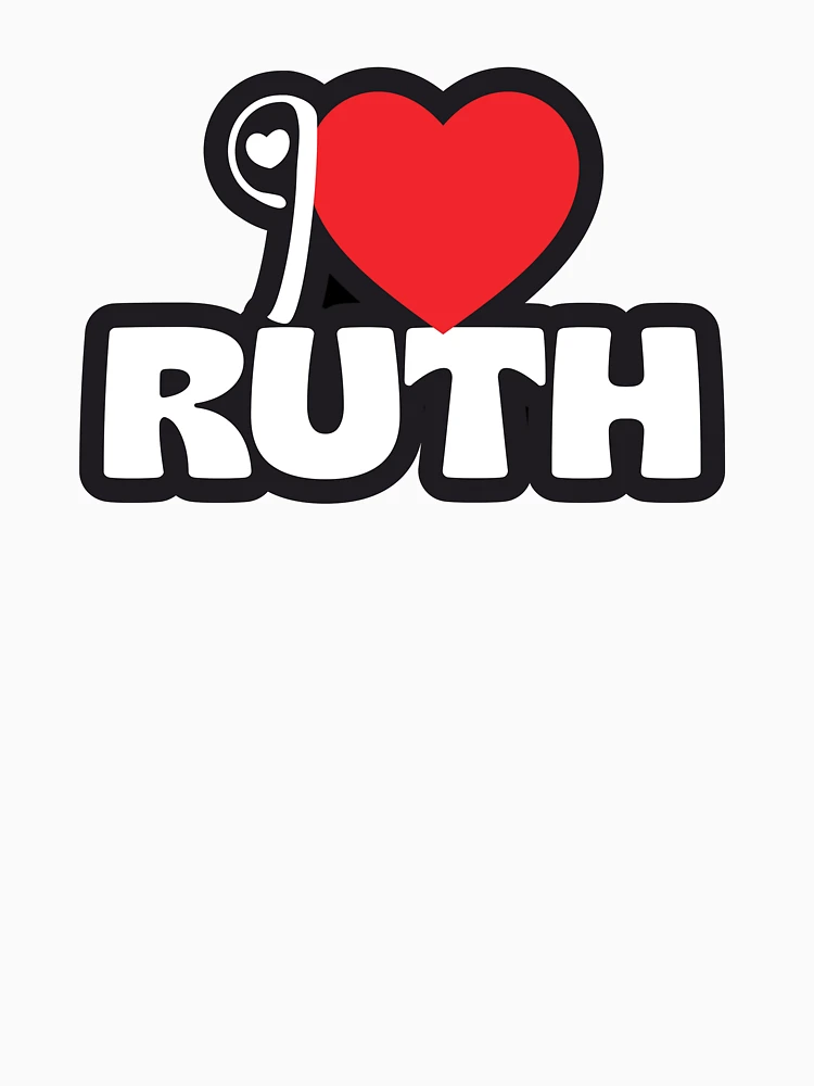 Thumbnail 6 of 6, Pullover Hoodie, I love Ruth, Ruth Calligraphy, Gift for Ruth, Custom Gift Ruth, Personalized Gift Ruth, Ruth Gift, Birthday Gift designed and sold by NameArtStore.
