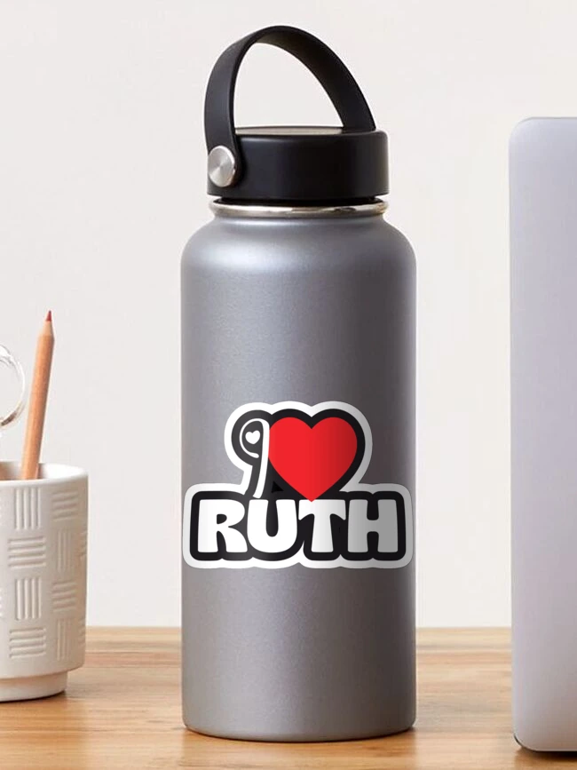 Thumbnail 1 of 3, Sticker, I love Ruth, Ruth Calligraphy, Gift for Ruth, Custom Gift Ruth, Personalized Gift Ruth, Ruth Gift, Birthday Gift designed and sold by NameArtStore.