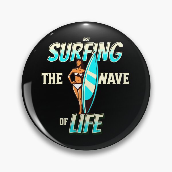 Item preview, Just Surfing The Wave of Life designed and sold by Surfing Designs.Life.