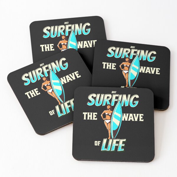 Item preview, Just Surfing The Wave of Life designed and sold by Surfing Designs.Life.