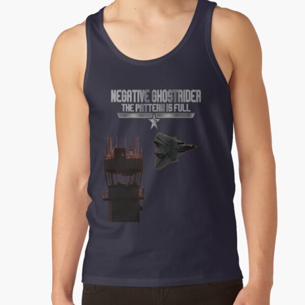 Negative Ghostrider Top Gun Fly by Tank Top