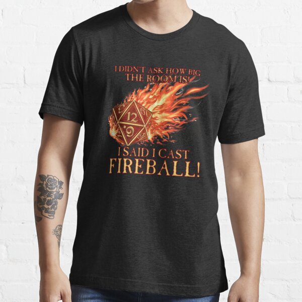 Item preview, D20 I Didn't Ask! I Cast Fireball! designed and sold by Chaos Forge.
