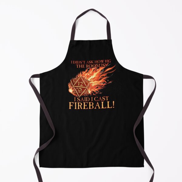 Item preview, D20 I Didn't Ask! I Cast Fireball! designed and sold by SideQuest - Scribbled Chaos!.