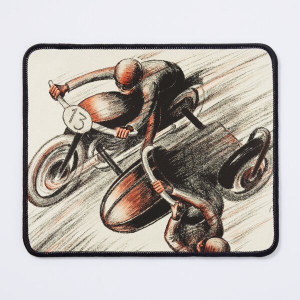 Item preview, NATIONALES RUND-RENNEN ST GALLEN Switzerland 1947 Vintage Racing Poster designed and sold by retroposters.