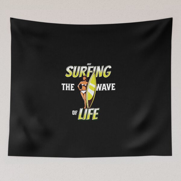 Item preview, Just Surfing The Wave of Life designed and sold by Surfing Designs.Life.