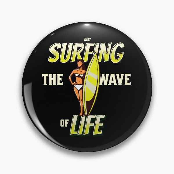 Item preview,  Just Surfing The Wave of Life designed and sold by Surfing Designs.Life.