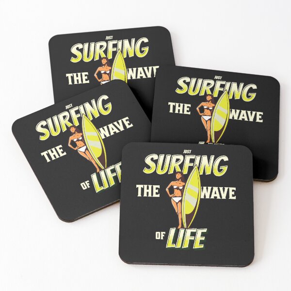Item preview,  Just Surfing The Wave of Life designed and sold by Surfing Designs.Life.