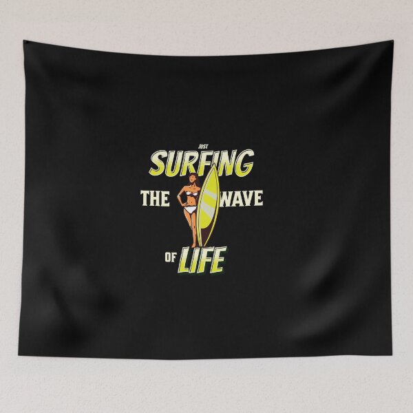 Item preview,  Just Surfing The Wave of Life designed and sold by Surfing Designs.Life.