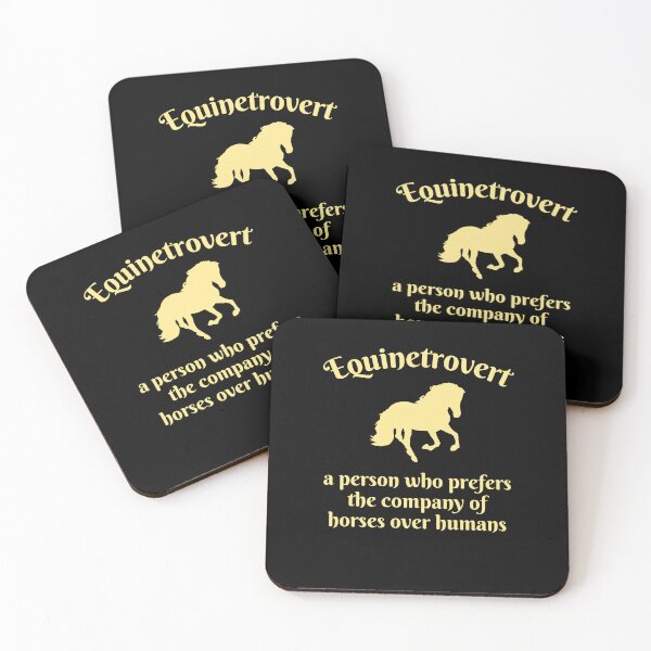 Artikelvorschau, Equinetrovert Funny Horse Gifts For Horse Lover entworfen und verkauft von Mindcaptain.