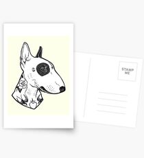 Tattooed Bullterrier Postcards