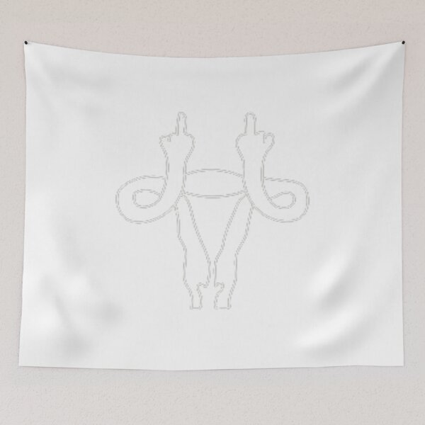 Item preview,  Middle Finger Uterus,funng girls, designed and sold by truewear1.