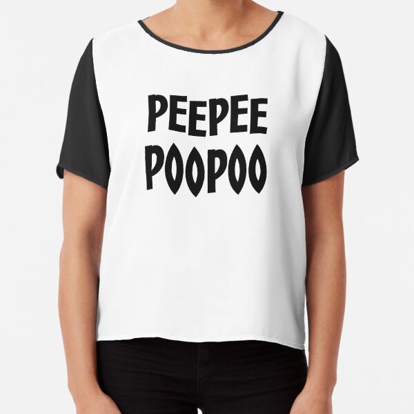 peepee poopoo Chiffon Top