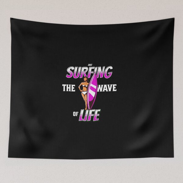 Item preview, Just Surfing The Wave of Life designed and sold by Surfing Designs.Life.