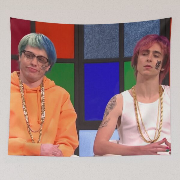 Aperçu de l'œuvre Timothée Chalamet et Pete Davidson Yeet créée et vendue par elvertnekne.