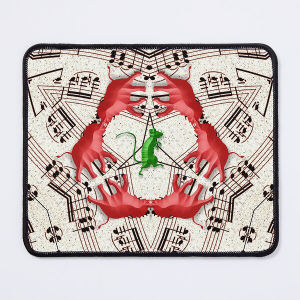 Item preview, Funny pattern of elephants and rat dancing on a score4. designed and sold by Ralek.