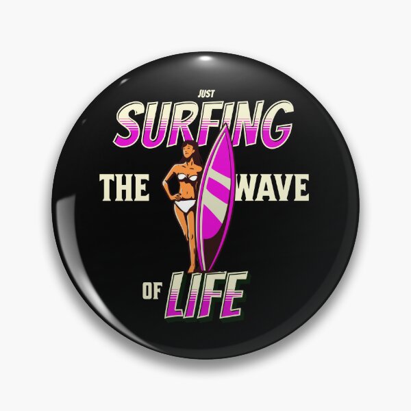 Item preview, Just Surfing The Wave of Life designed and sold by Surfing Designs.Life.