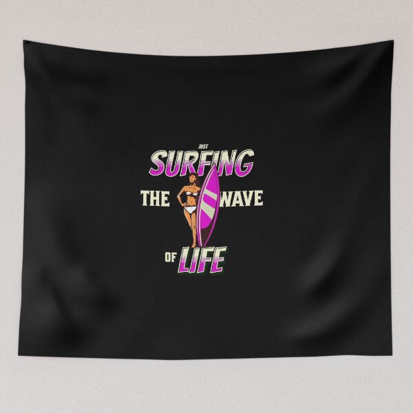 Item preview, Just Surfing The Wave of Life designed and sold by Surfing Designs.Life.