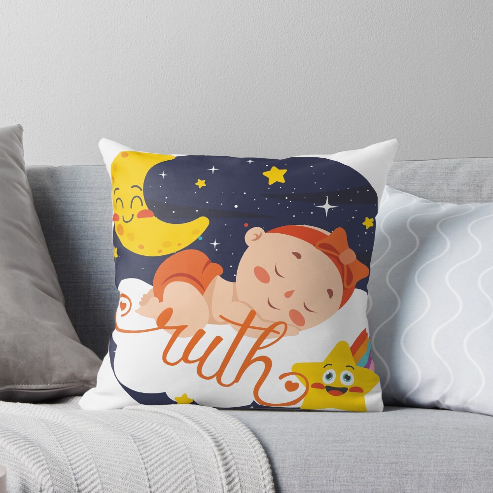 Item preview, Throw Pillow designed and sold by NameArtStore.