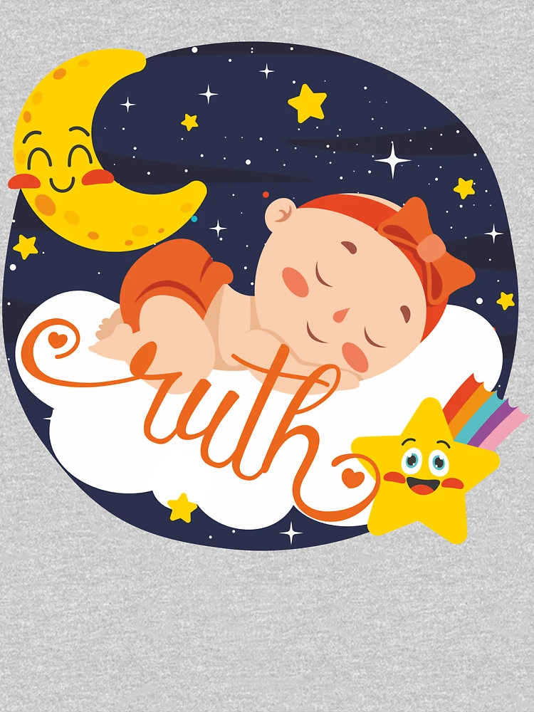 Thumbnail 5 of 5, Kids Pullover Hoodie, Baby Ruth, Ruth Baby Shower, Gift for Ruth, Personalized Gift Ruth, Ruth Birthday Sticker, Ruth Baby Shower Sticker designed and sold by NameArtStore.
