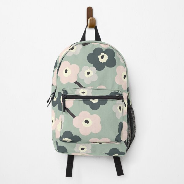 Item preview, Iconic Modern Scandinavian Garden in Sage Green and Blush Pink designed and sold by Deutschic.