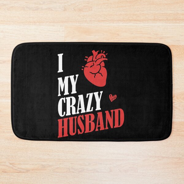 Item preview, I Love My Crazy Husband T Shirt. Show your love for your spouse designed and sold by illustramanshop.