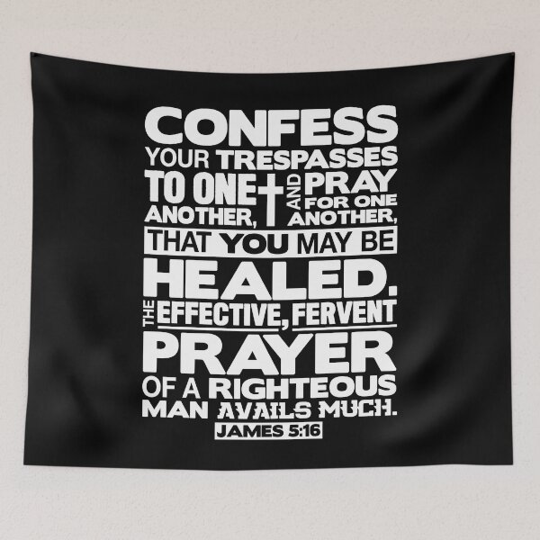 Item preview, James 5:16 Pray For One Another designed and sold by plushism.