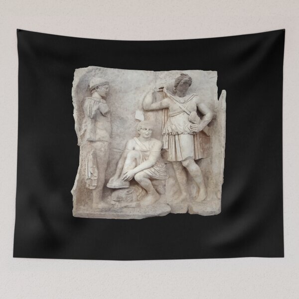 Item preview, Hunter and Huntress Of The Boar Greek Mythological Characters Cut Out designed and sold by taiche.