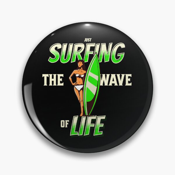 Item preview, Just Surfing The Wave of Life designed and sold by Surfing Designs.Life.