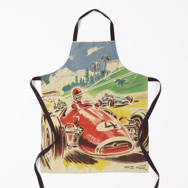 Item preview, GRAND PRIX DE PAU France 1959 Vintage Car Racing Poster Geo Ham designed and sold by retroposters.