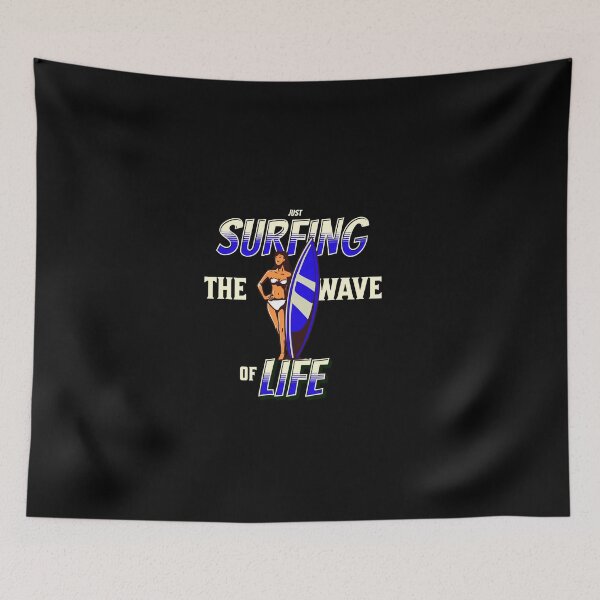 Item preview,  Just Surfing The Wave of Life designed and sold by Surfing Designs.Life.