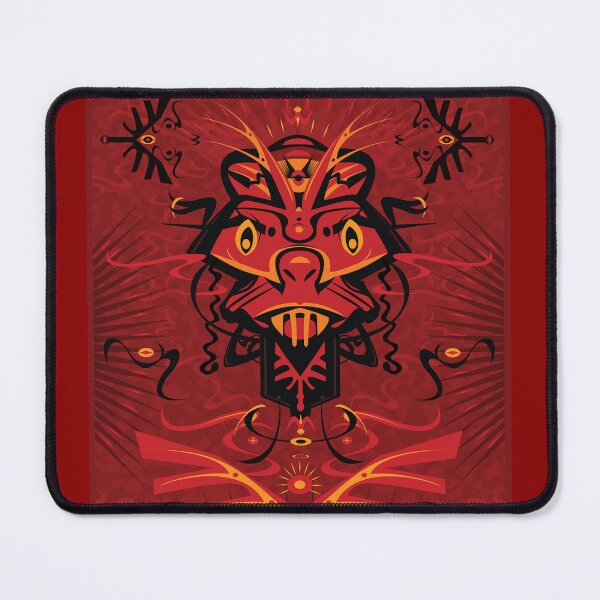Item preview, Red Samurai Shaman designed and sold by Beesty.