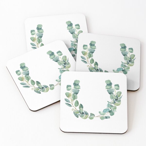 Item preview, modern perfect and classy beautiful Flower EUCALYPTUS duvet  and shower curtains fancy  gift for wife gift for gilfriend gift for flower lovers gift for mom designed and sold by GhostAmine.