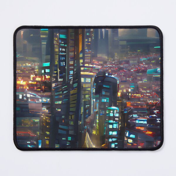 Item preview, Futuristic Modern City at Night designed and sold by KishShop.