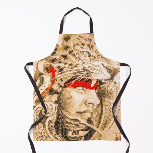 Item preview, fwc 0590 woman Jaguar feline Warrior designed and sold by fred chiea.