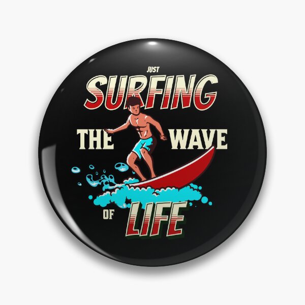 Item preview, Just Surfing The Wave of Life designed and sold by Surfing Designs.Life.