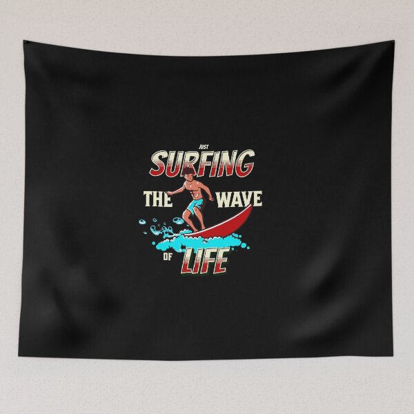 Item preview, Just Surfing The Wave of Life designed and sold by Surfing Designs.Life.