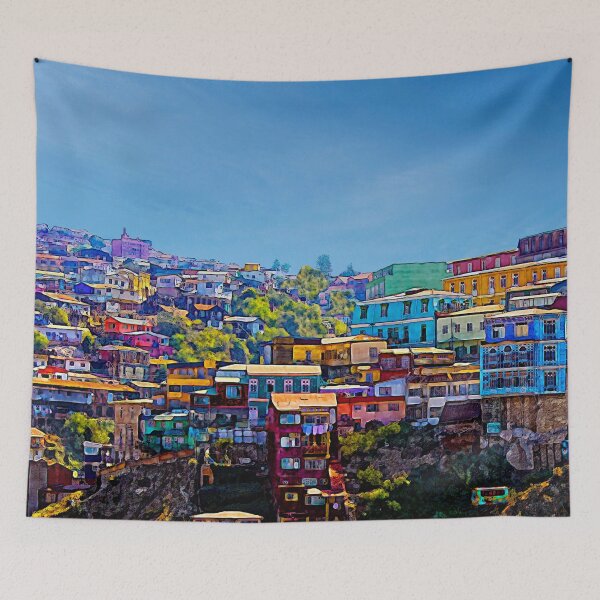 Artikelvorschau, Cerro Artilleria, Valparaiso, Chile entworfen und verkauft von Kurt  Van Wagner.