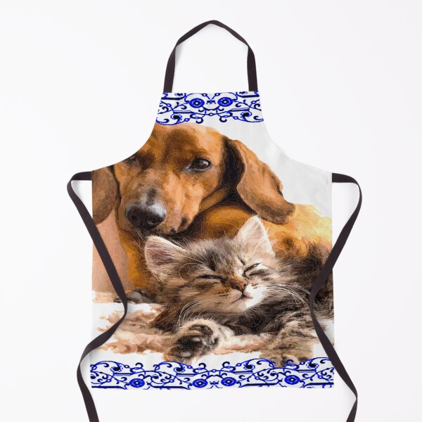 Item preview, fwc 0579 dog cat puppies cuddly designed and sold by fred chiea.