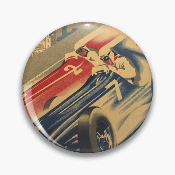 Item preview, Grand Prix AUTOMOBILE de PAU France 1950 Vintage Racing Poster designed and sold by retroposters.